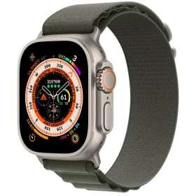 Apple Watch Ultra GPS+Cellular 49mm, ремешок "Green Alpine Loop" L 165–210mm (MQFP3)