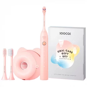Электрическая зубная щетка XiaoMi Soocas All-Care Sonic Electric Toothbrush D3 (с кейсом для стерилизации), Pink