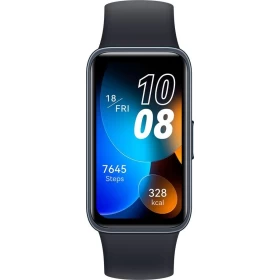 Фитнес-браслет Huawei Band 8, Полночный чёрный. Полночный чёрный термополиуретановый ремешок (ASK-B19)