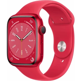 Apple Watch Series 8, 45 mm, алюминий цвета "(PRODUCT)RED", спортивный ремешок "(PRODUCT)RED" (MNP43)