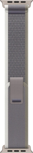 Apple Watch Ultra 2 GPS+Cellular 49mm, ремешок "Green/Grey Trail Loop" размер S/M 130-190 mm (MRF33/MRFN3). Фото 3
