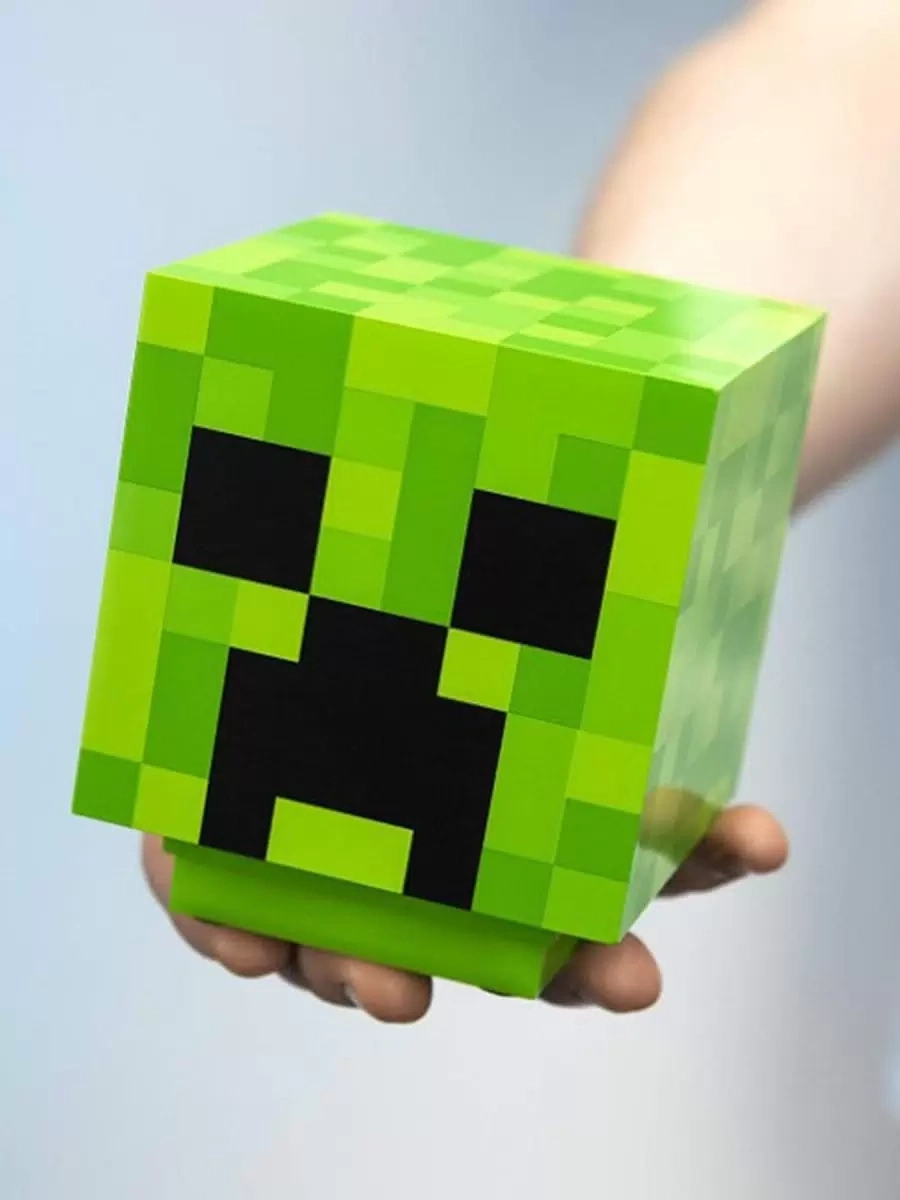 Детский светильник-ночник Майнкрафт, Крипер. Фото 3