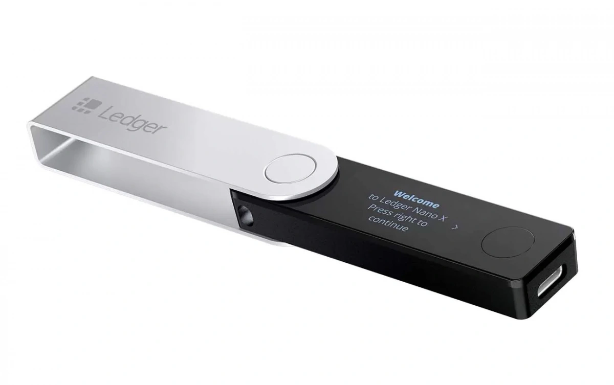 Аппаратный кошелек Ledger Nano X Black. Фото 5