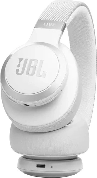 Беспроводные наушники JBL Live 770NC, Белые. Фото 6