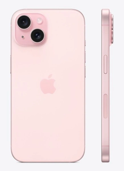 Смартфон Apple iPhone 15 128Gb Pink (Dual SIM). Фото 2