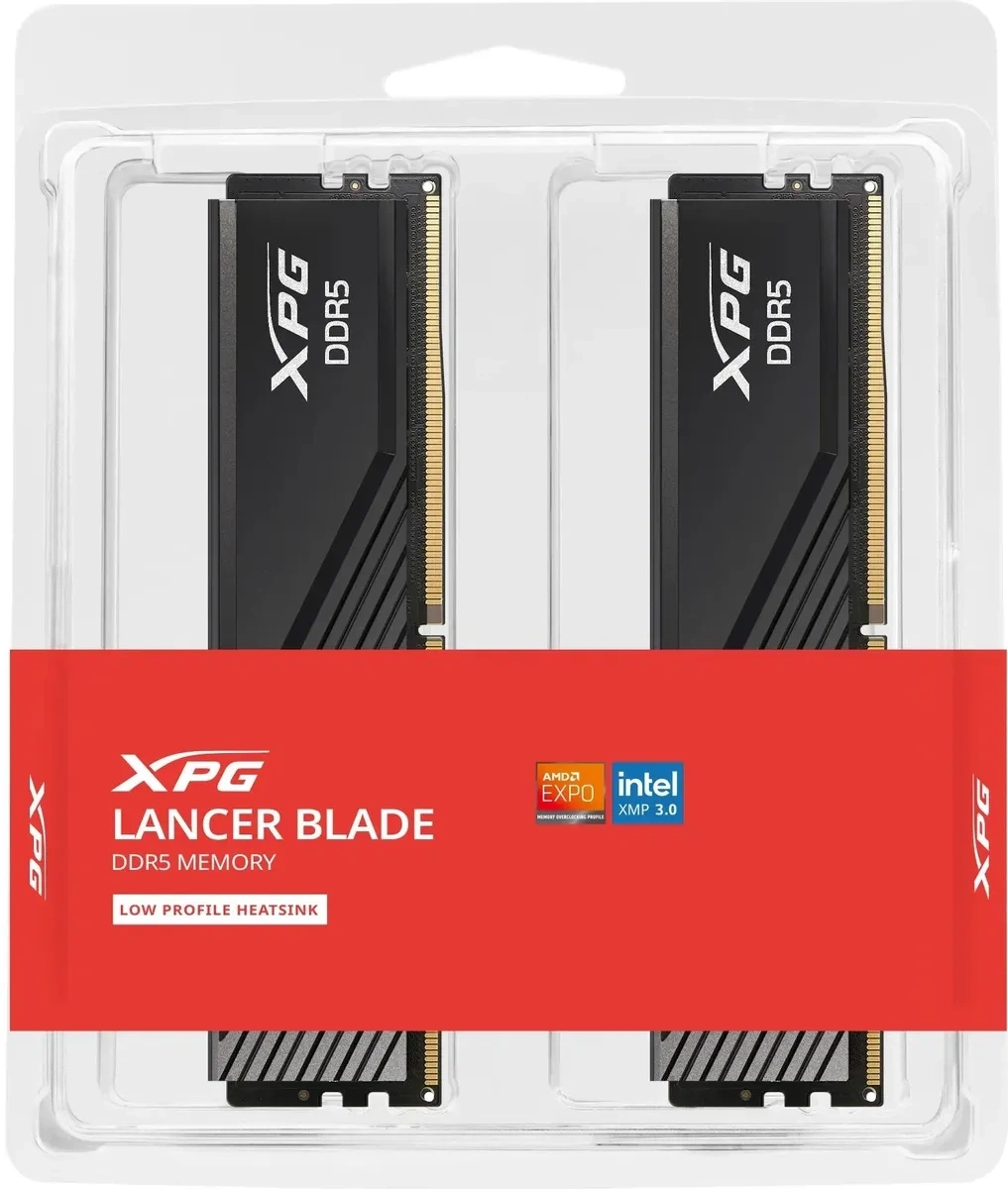 Оперативная память ADATA XPG Lancer Blade 32Гб (2x16Гб) DDR5-6000 DIMM Black (AX5U6000C3416G-DTLABBK). Фото 5