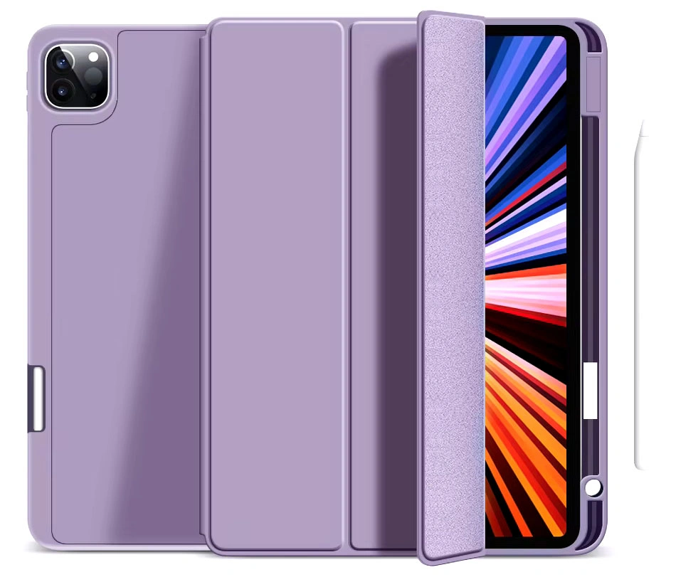 Чехол Wiwu Protective Case with pencil holder для iPad Pro 11 (2024), Purple. Фото 1