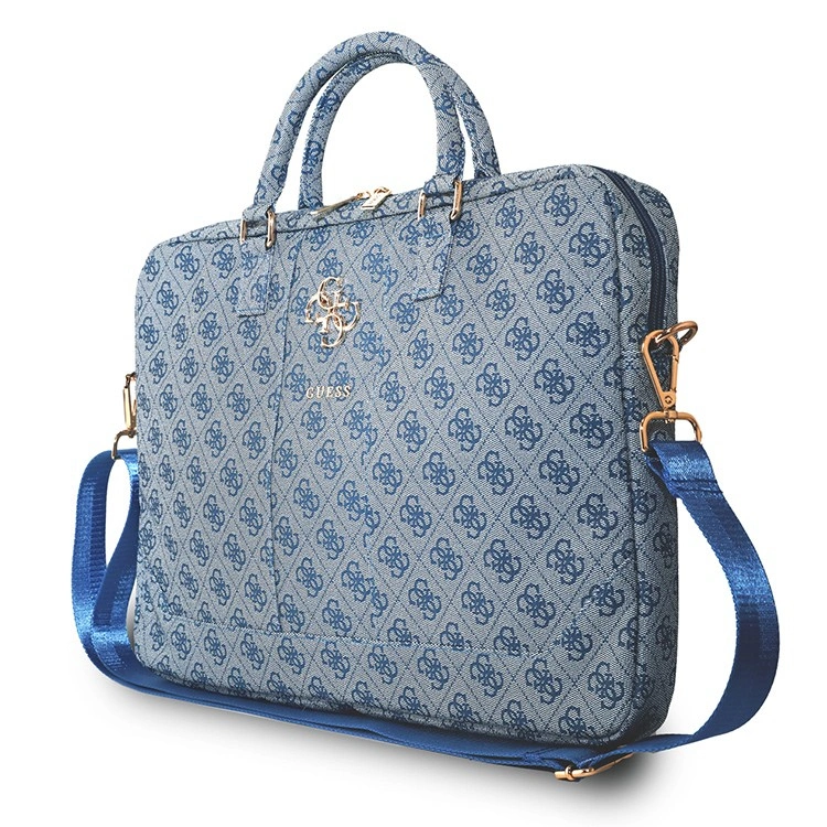 Сумка для ноутбука Guess 15" 4G Bag with Big metal logo, Синий (GUCB15G4GFBL). Фото 3