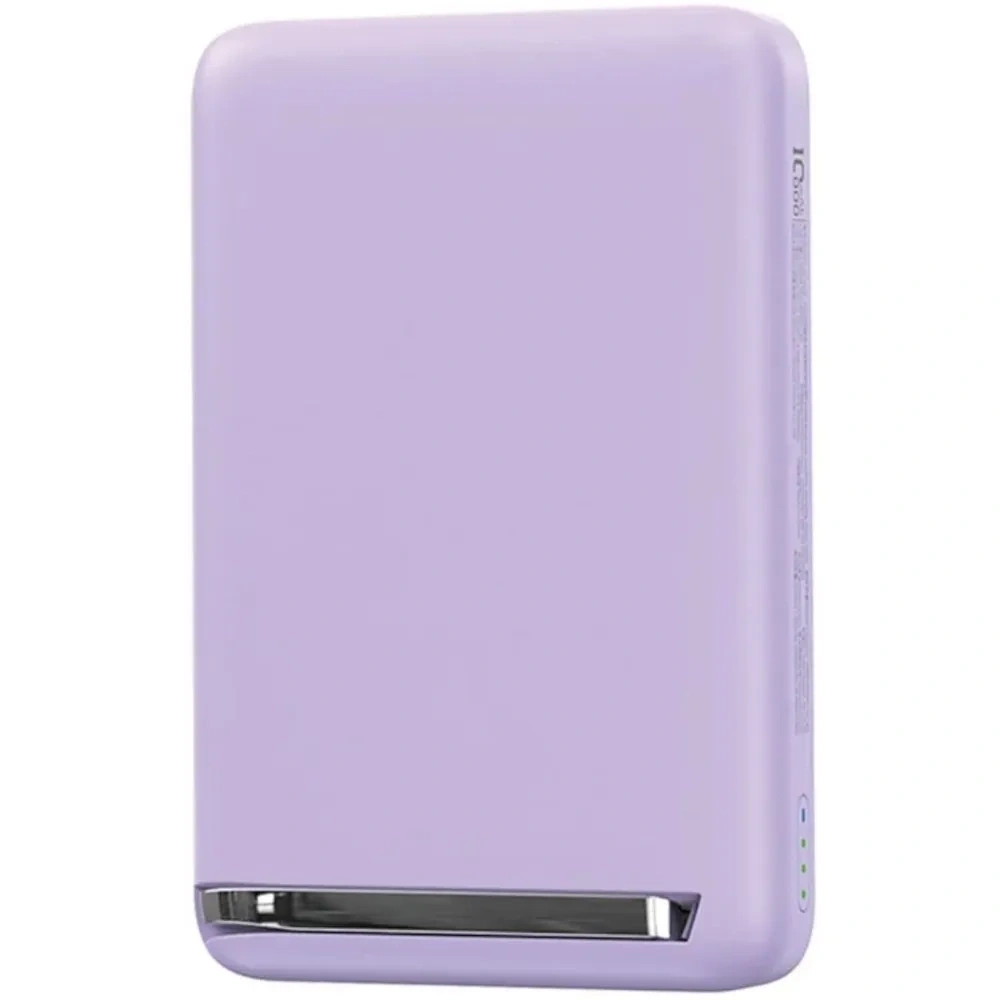 Внешний аккумулятор Wiwu Wi-P043 Magnetic Power Bank 10000 mAh 20W, Фиолетовый. Фото 2