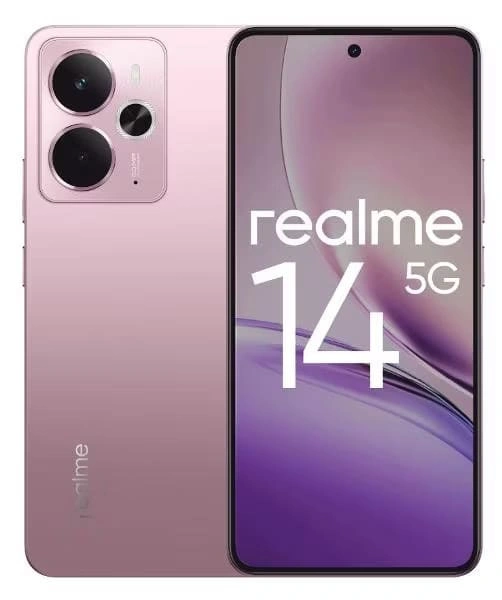 Смартфон Realme 14 5G 8/256Гб Розовый (RMX5070). Фото 1
