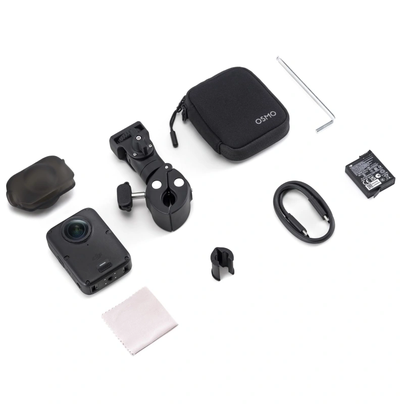 Экшн-камера DJI Osmo 360 Gen 2 (Limitless Riding Combo), Чёрная (OQ002). Фото 1