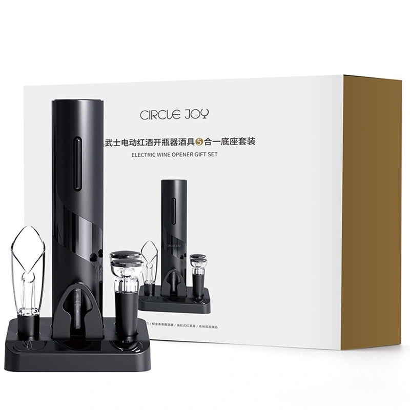 Винный набор Circle Joy Black Samurai Wine Set 5 in 1 CJ-TZ08. Фото 2
