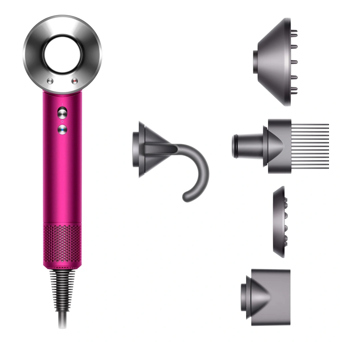 Фен Dyson Supersonic HD07, Fuchsia/Nickel. Фото 1