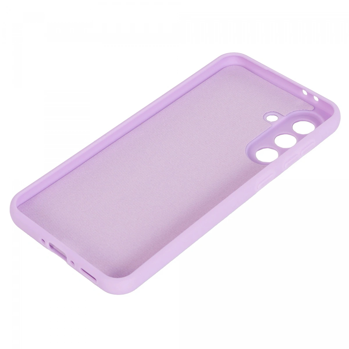 Накладка Zibelino Soft Matte Microfiber Case для Samsung Galaxy A36 силиконовая, Сиреневая. Фото 3