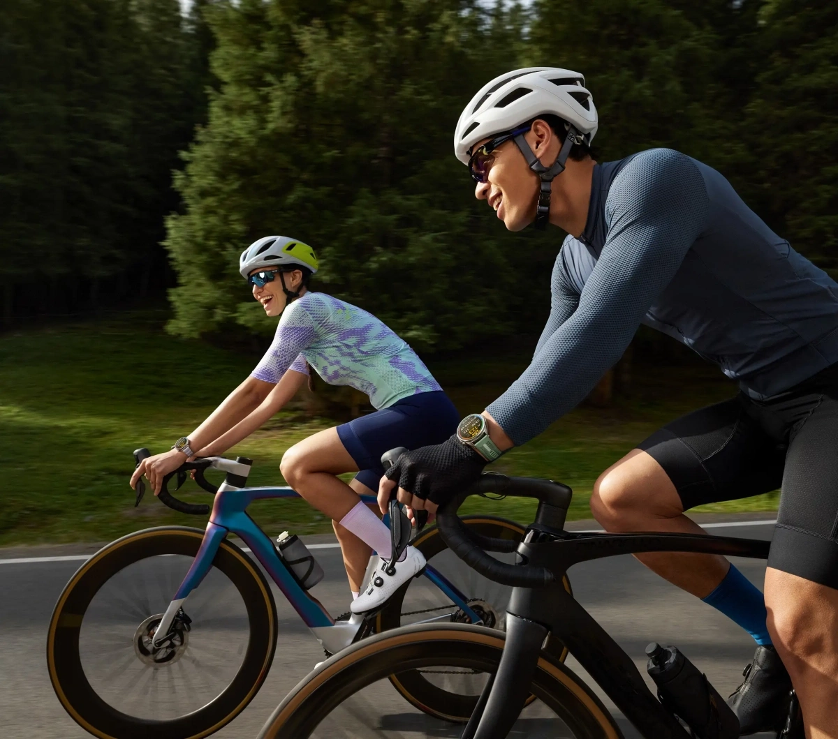 Умные часы Huawei Watch GT 6 46мм, Зелёный, Ремешок зелёный плетеный (ATM-B19). Фото 8