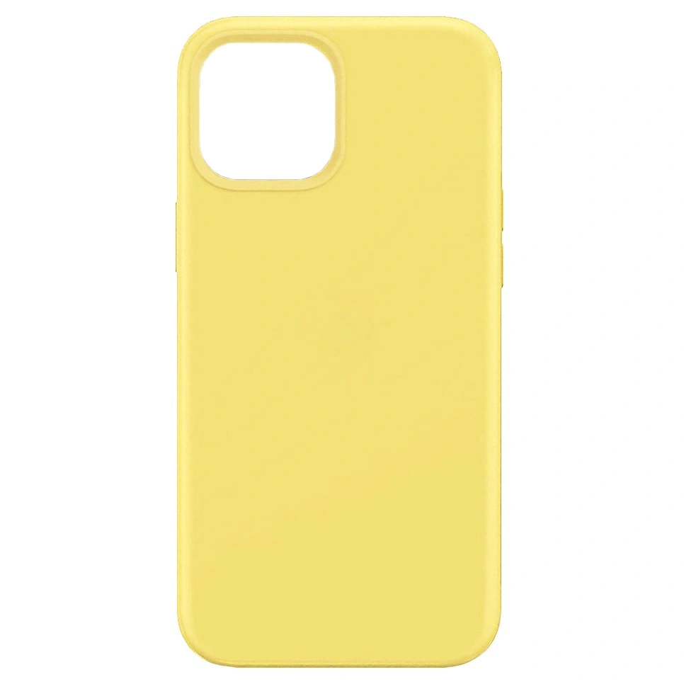 Накладка Silicone Case для iPhone 15 Pro, Жёлтая. Фото 1