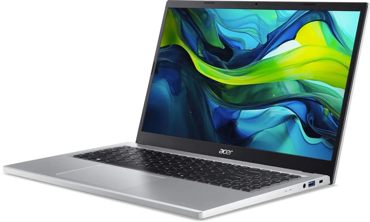 Ноутбук Acer Aspire Go AG15-42P-R91K, Серебристый (15.6", Ryzen 5 7430U, 8 Гб, 512 Гб SSD, AMD Radeon Graphics, noOS) NX.J7XEX.017. Фото 3