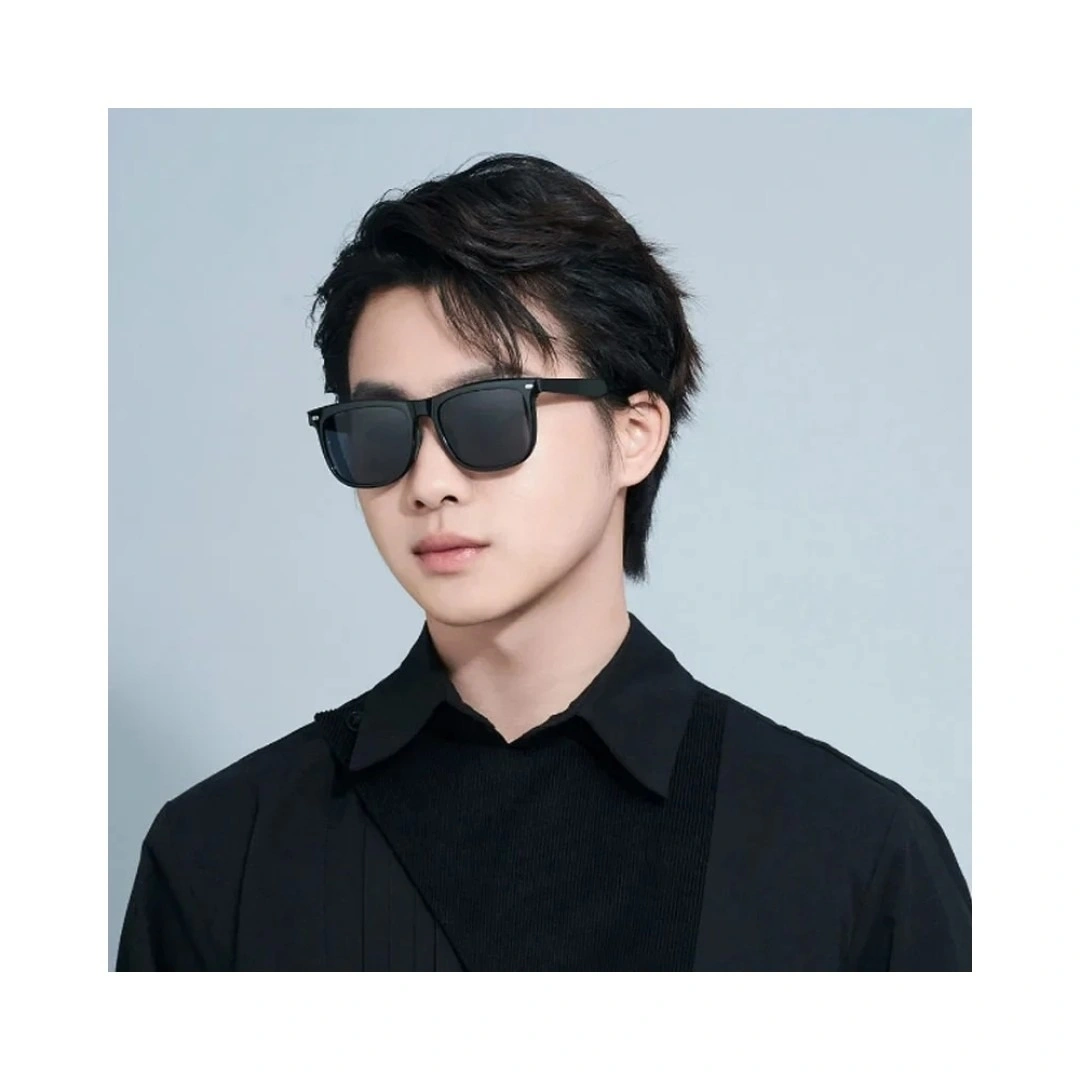 Солнцезащитные очки Mijia Square Frame Fashion Sunglasses, Чёрный (MSG06GL). Фото 7