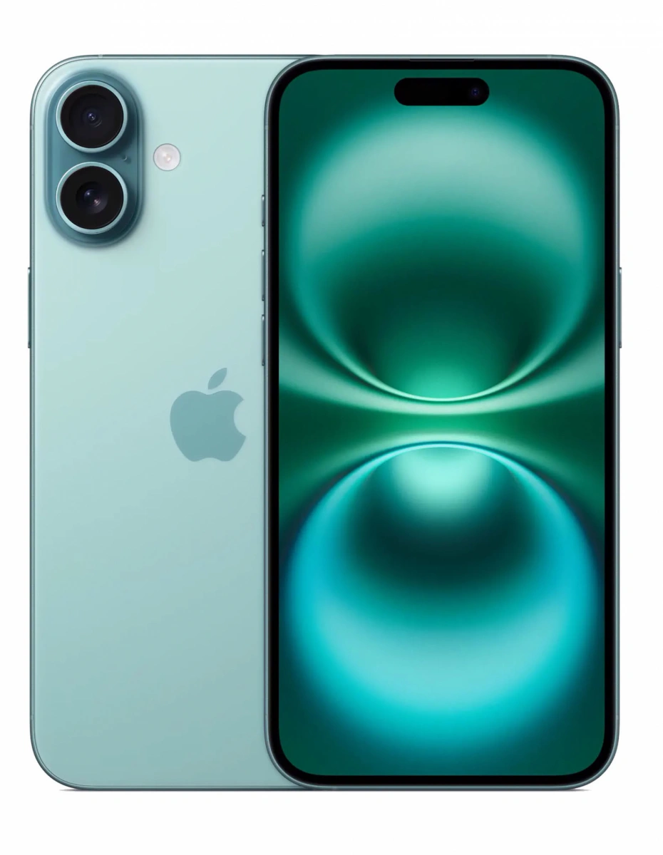 Смартфон Apple iPhone 16 256Gb Teal (eSIM+SIM). Фото 1