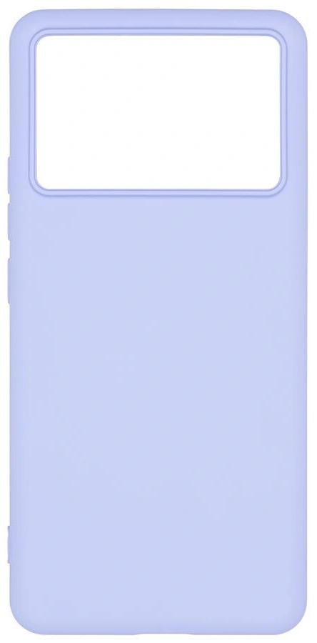 Накладка Silicone Case Logo для Poco X6 Pro 5G, Голубая. Фото 1