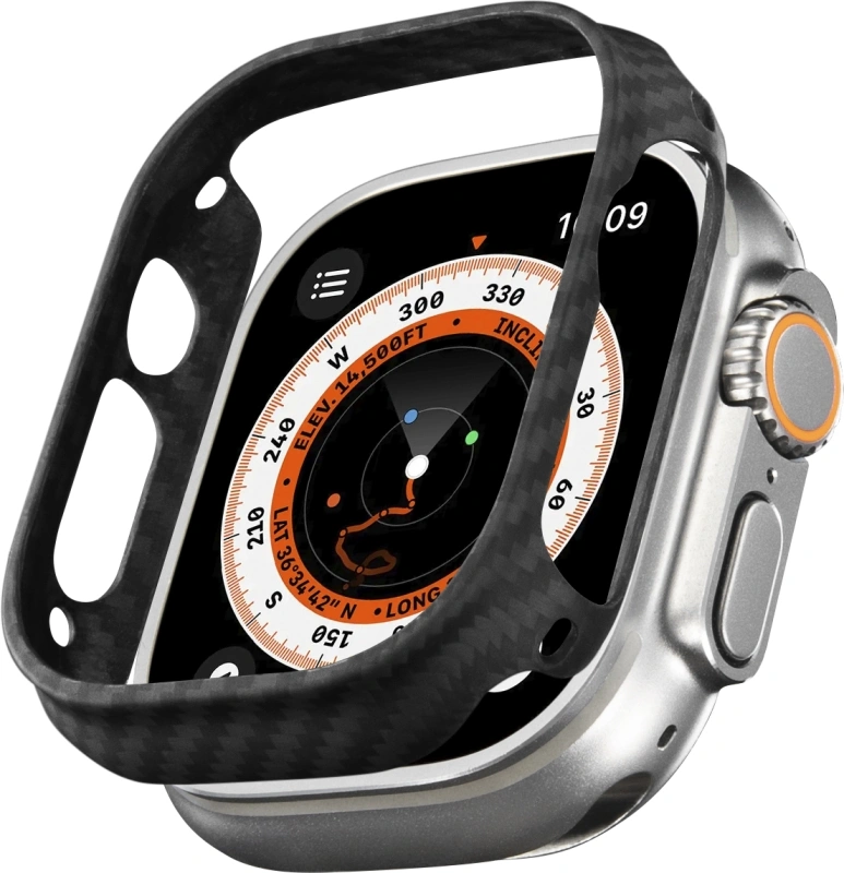 Чехол Pitaka Air Case для Apple Watch Ultra, Чёрный (KW3001A). Фото 2