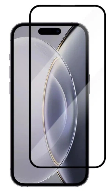 Защитное стекло для iPhone 16 Pro Max 2.5D, Чёрное. Фото 1