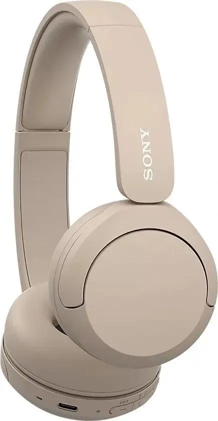 Беспроводные наушники Sony WH-CH520, Бежевые. Фото 3