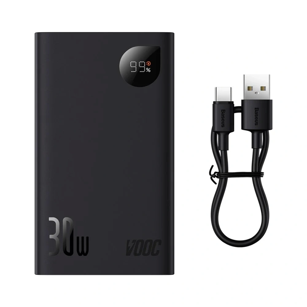 Внешний аккумулятор Baseus Adaman2 20000mAh 30W (VOOC Edition), Чёрный (PPAD050001). Фото 3