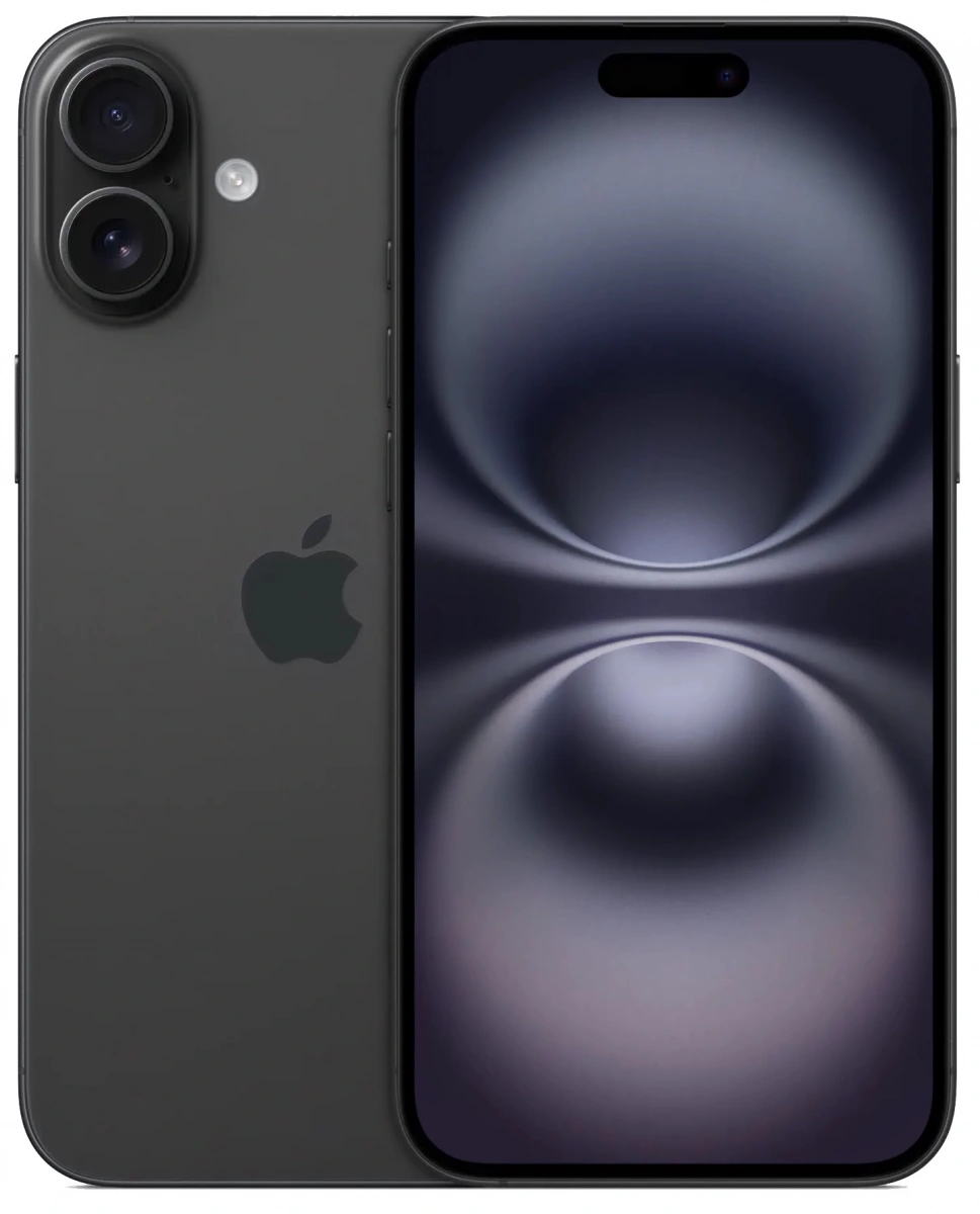 Смартфон Apple iPhone 16 Plus 256Гб Чёрный (eSIM+SIM) (Без RuStore). Фото 1