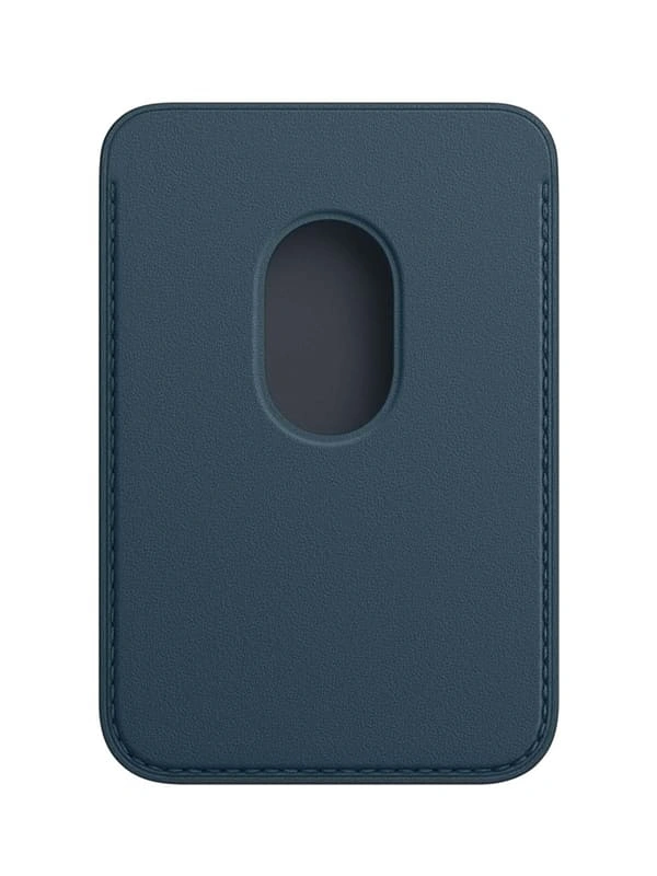 Магнитный бумажник Leather Wallet MagSafe для iPhone, Baltic Blue. Фото 2