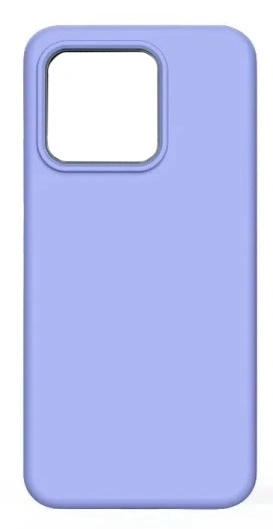 Накладка Silicone Case для iPhone 15, Лиловая. Фото 1