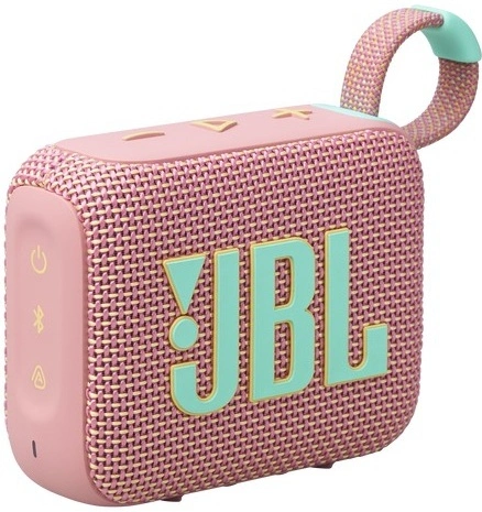 Беспроводная акустика JBL Go 4 Розовая (JBLGO4PINK). Фото 1