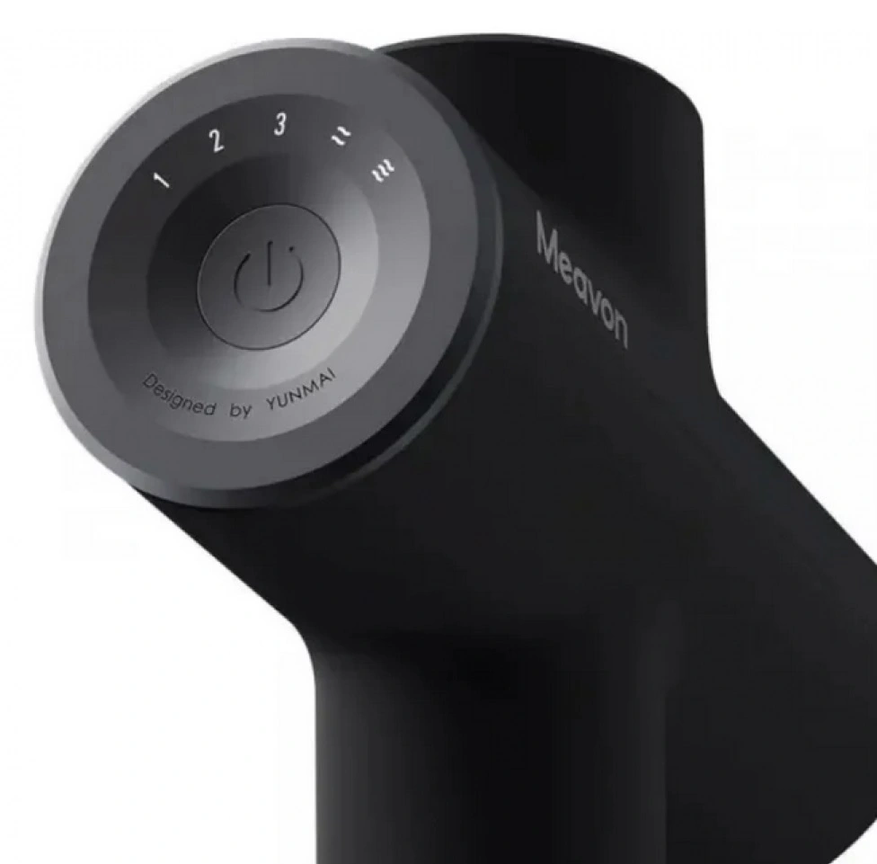 Фасциальный массажер-пистолет для тела Meavon Dual-mode Massage Gun, Чёрный (MV-FG-0308). Фото 2