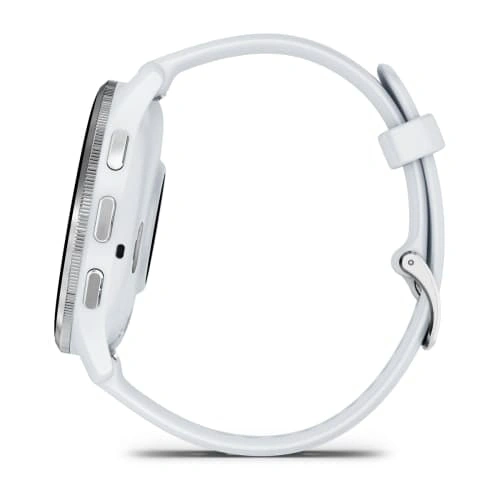 Умные часы Garmin Venu 3 Whitestone with Silver Buckle. Фото 5
