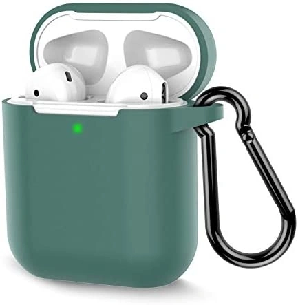 Чехол Silicone Case для наушников AirPods 2, Pine Green. Фото 1
