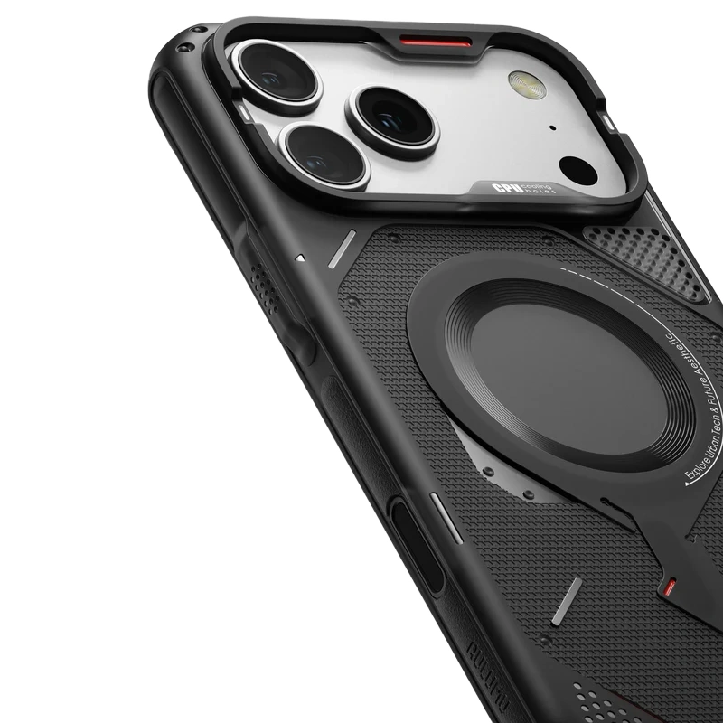 Накладка Aulumu для iPhone 17 Pro A17 Rugged Outdoor, Серая (A17-RG-PRO). Фото 2