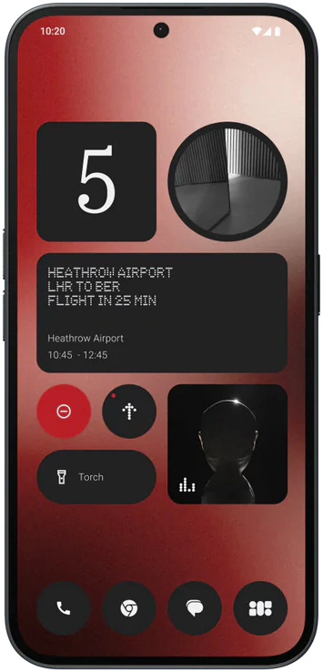 Смартфон Nothing Phone (2A) A142 8/128Gb, Black. Фото 3