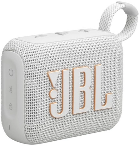 Беспроводная акустика JBL Go 4 Белая (JBLGO4WHT). Фото 1