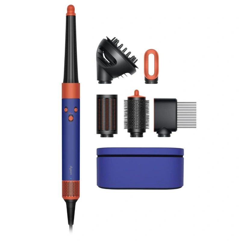 Стайлер для волос Dyson AirWrap ID Complete Long Diffuse HS08, Vinca Blue/Topaz (подарочный кейс для хранения). Фото 1