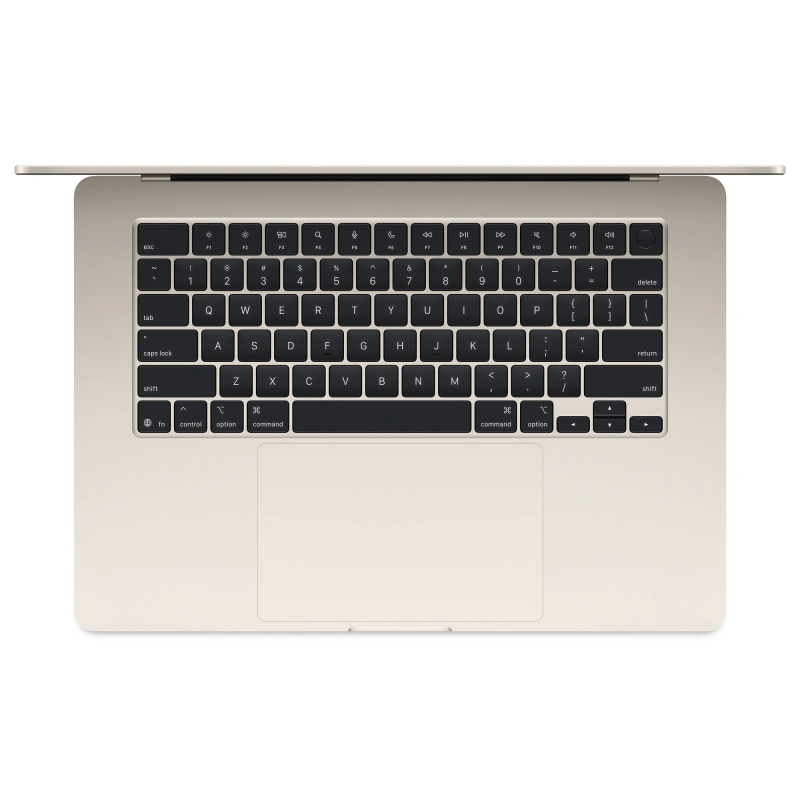 Apple MacBook Air 15" 2025 Сияющая звезда (MW1K3) (M4, 10-ядер CPU/10-ядер GPU, 16 ГБ, 512 ГБ SSD). Фото 2
