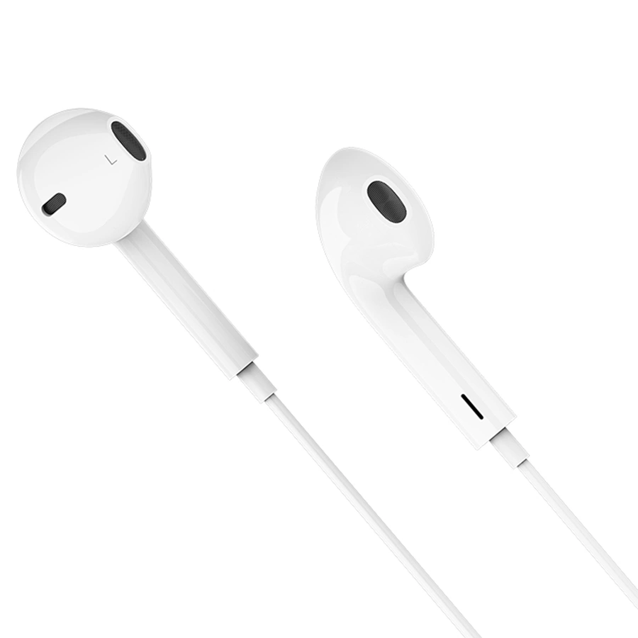 Наушники Hoco M101 Crystal, Jack 3.5mm, 1.2 m, White. Фото 3