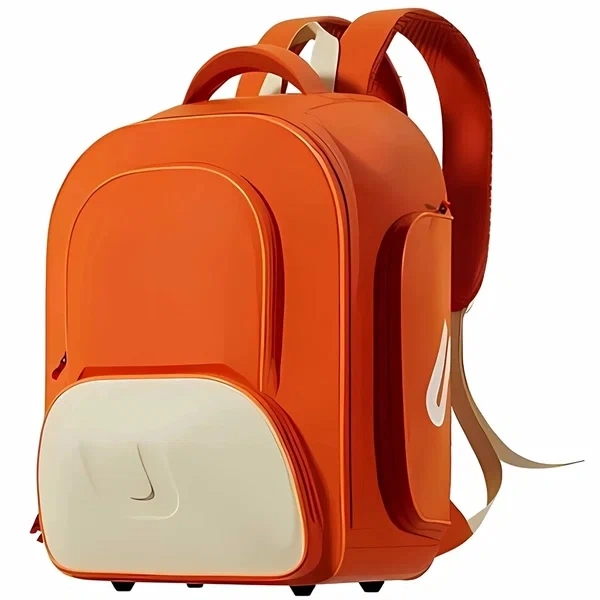 Рюкзак школьный UBOT Expandable Spine Protection Schoolbag JUMBO 28L (340x260x420), Оранжевый/бежевый (UBOT-011). Фото 1