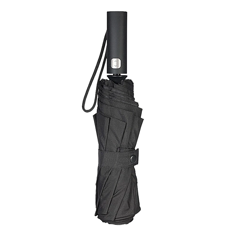 Зонт KongGu Mechanical Automatic Umbrella, Black. Фото 3