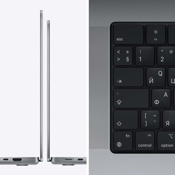 Apple MacBook Pro 14" 512Gb Space Gray (Z15G000DY) (M1 Pro 8C CPU, 16 ГБ, 512 ГБ SSD, Touch ID). Фото 4