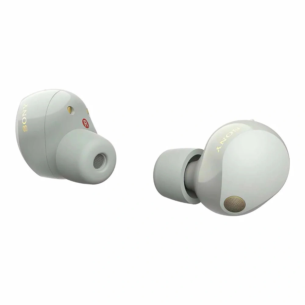 Беспроводные наушники Sony WF-1000XM5/SC с шумоподавлением, Серебристые. Фото 4