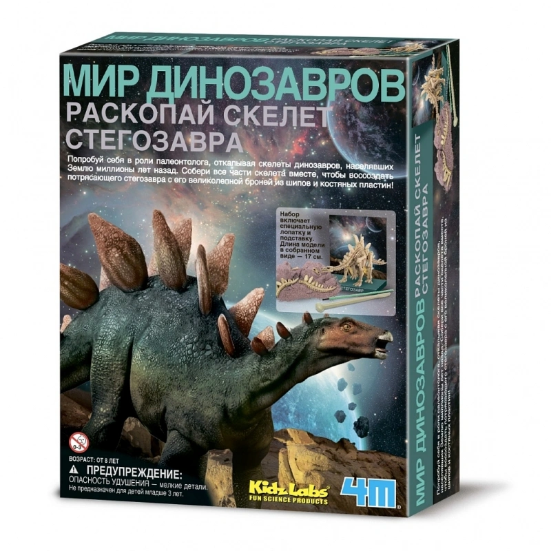 Набор 4M Скелет Стегозавра (00-03229). Фото 1
