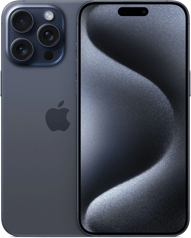 Смартфон Apple iPhone 15 Pro 128Gb Blue Titanium (eSIM+SIM). Фото 1