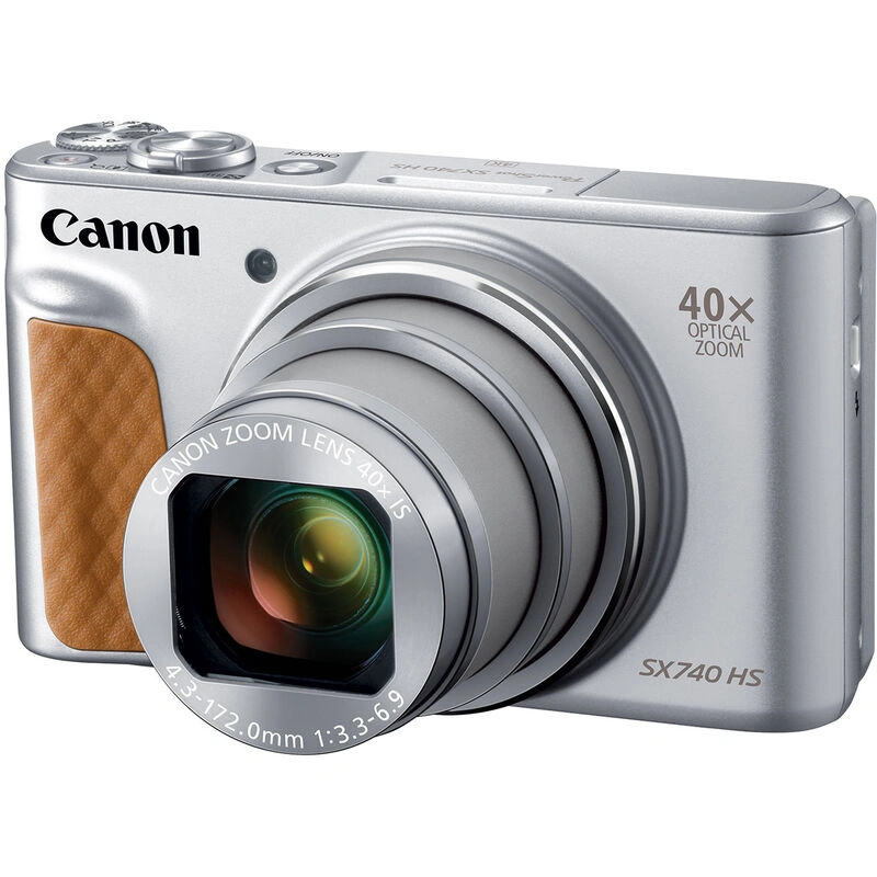 Фотоаппарат Canon PowerShot SX740 HS, Серебристый (Английский язык). Фото 1