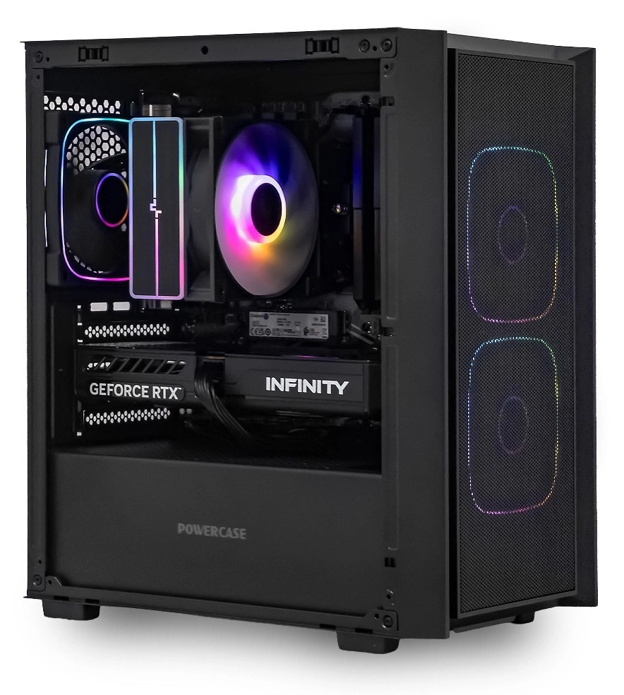 Системный блок CORE M (SM03 Ryzen 5 5600, 32Гб DDR4, RTX5060, SSD 1Тб M.2, Gigabyte B550M DS3H, 550Вт). Фото 1