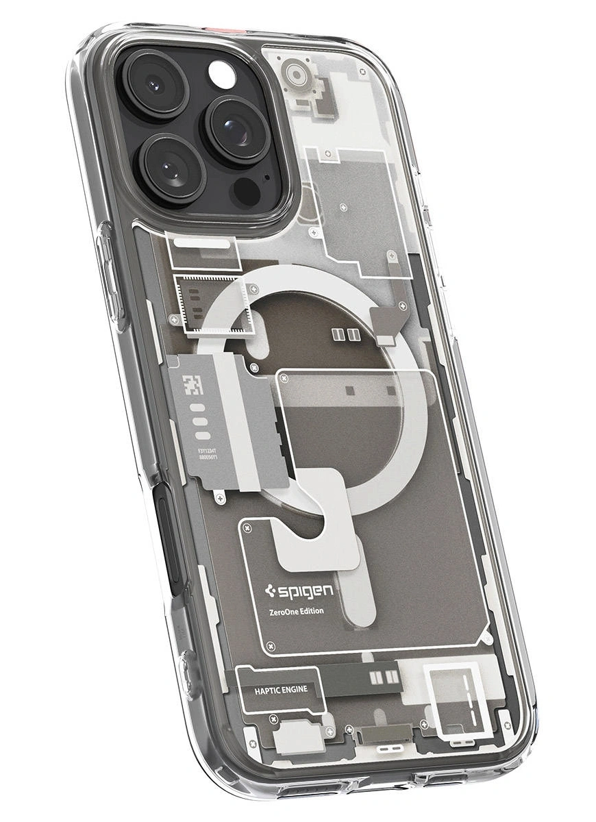 Накладка Spigen Ultra Hybrid MagSafe для iPhone 16 Pro, Zero One Natural Titanium (ACS08137). Фото 4